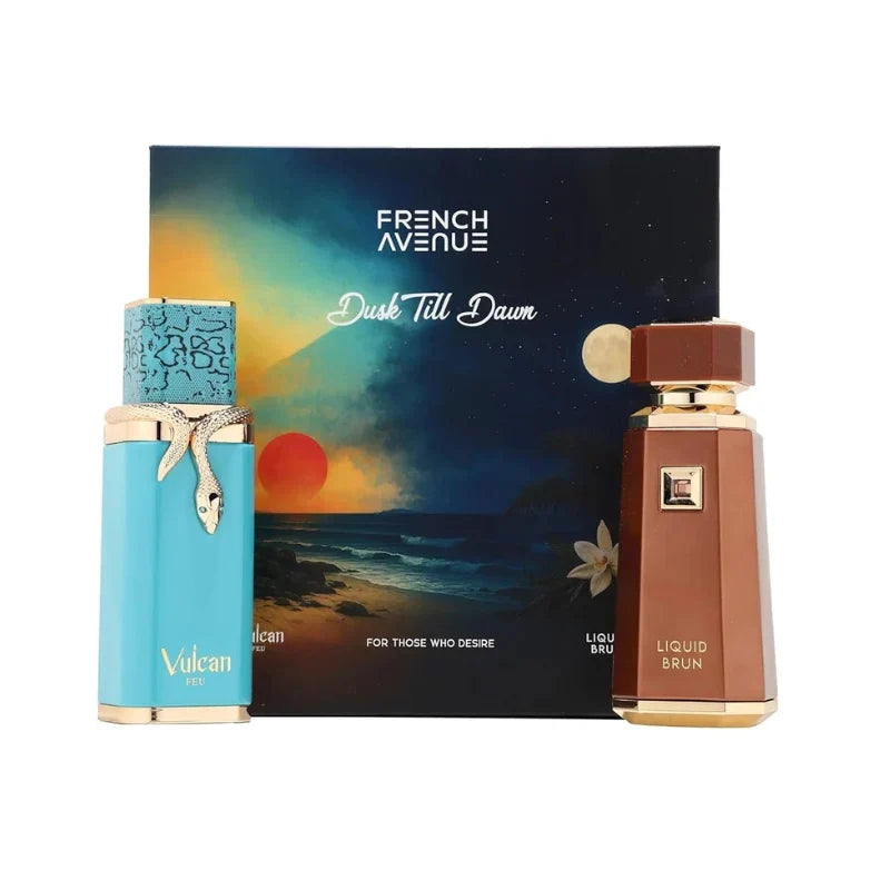 ⭐French Avenue Dusk Till Dawn ( Liquid Brun + Vulcan Feu ) - Set de Regalo 2 perfumes⭐ - foto 4
